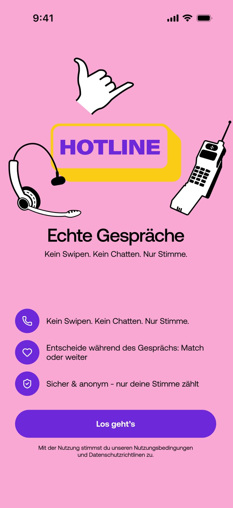 Welcome Screen